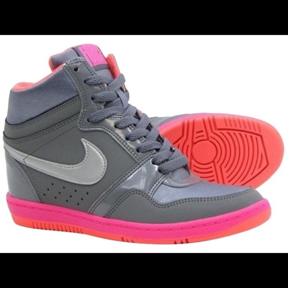 Nike Force Sky High hidden wedge sneaker 8.5